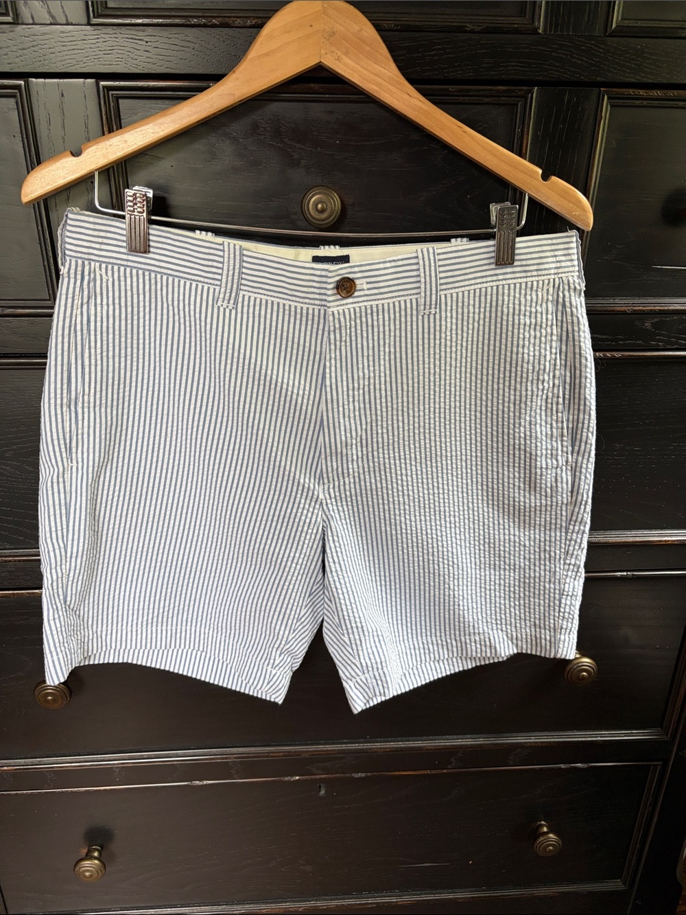 MEN'S J CREW FACTORY SEERSUCKER SHORTS - NWT